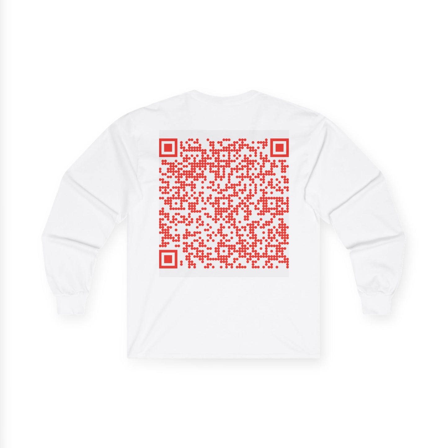 Unisex QR Code Long Sleeve Tee - Unique Apparel for Conversation Starters