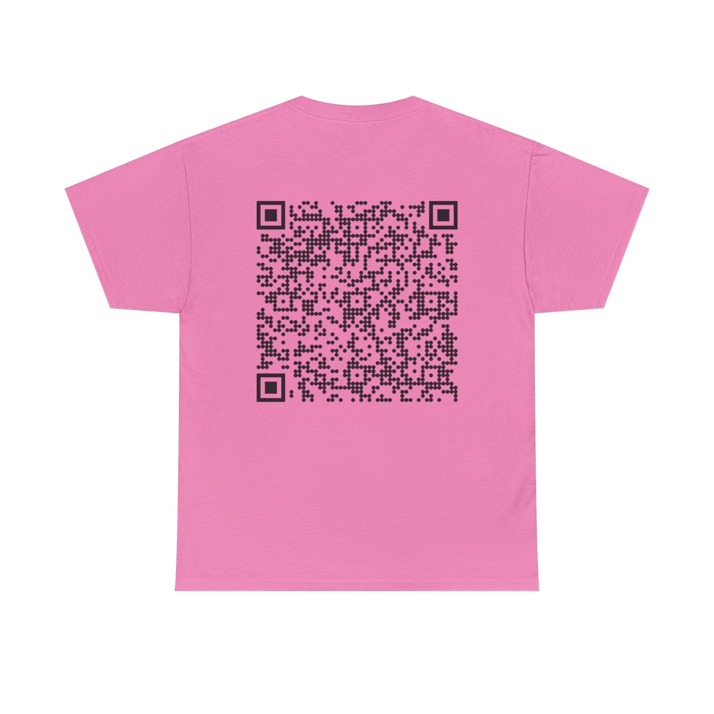 QR Code Unisex Heavy Cotton Tee, Unique Tee, Casual Wear, Tech Apparel, Gift Idea, Modern T-Shirt