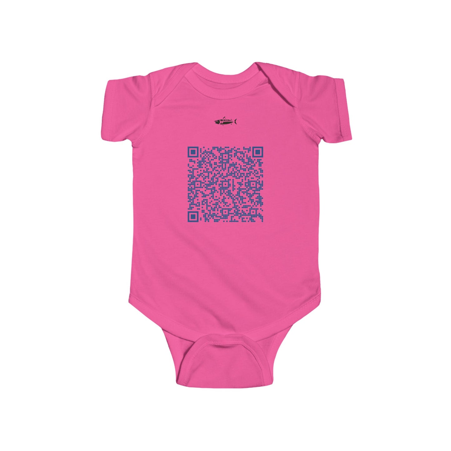 Cute QR Code Infant Bodysuit, Baby Shower Gift, Newborn Essentials, Cute Infant Outfit, Unique Baby Clothing