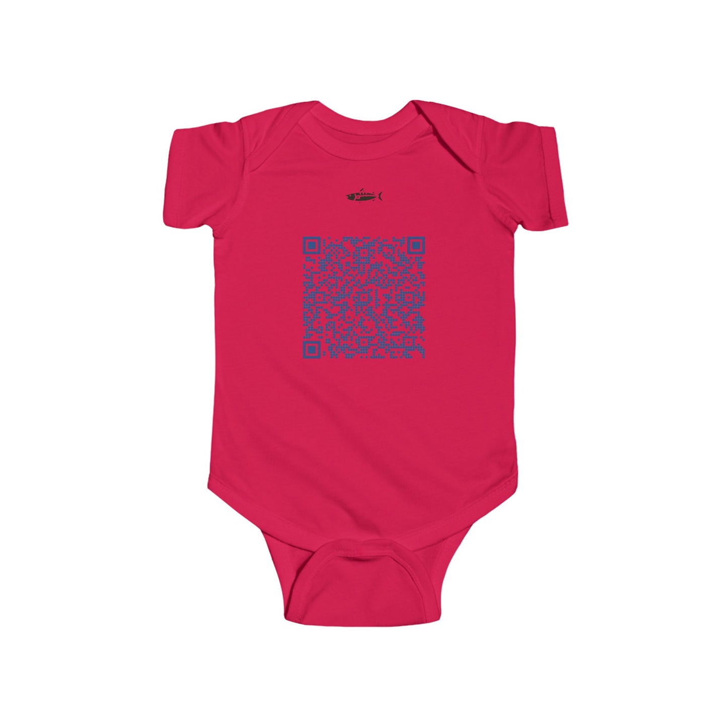 Cute QR Code Infant Bodysuit, Baby Shower Gift, Newborn Essentials, Cute Infant Outfit, Unique Baby Clothing