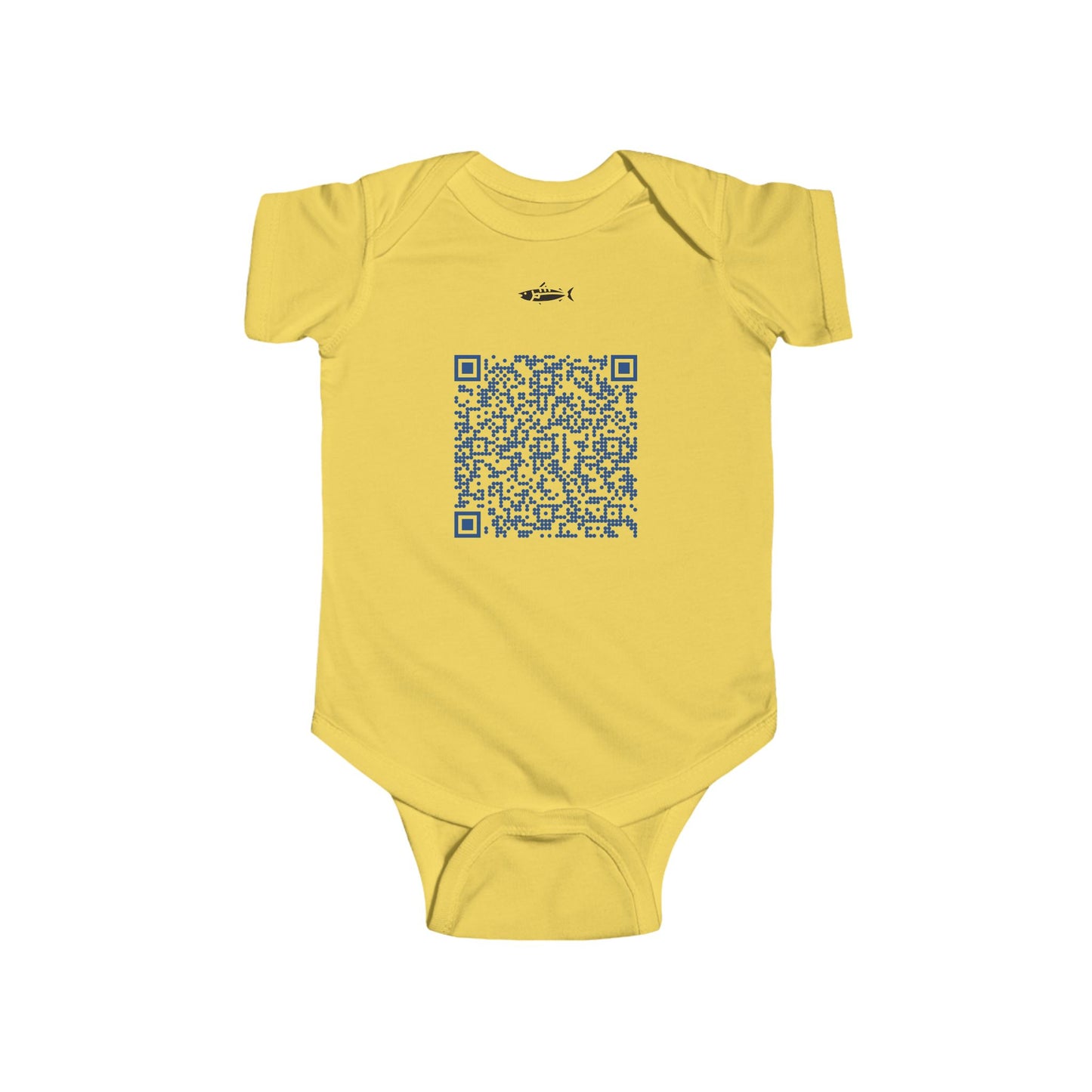 Cute QR Code Infant Bodysuit, Baby Shower Gift, Newborn Essentials, Cute Infant Outfit, Unique Baby Clothing