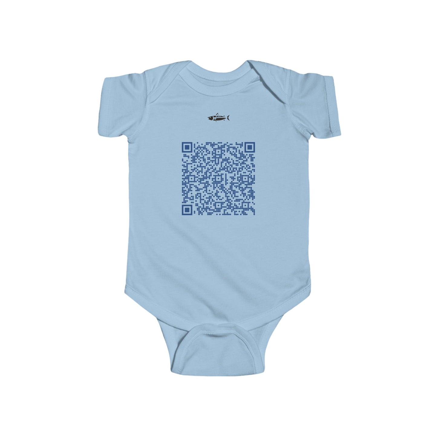 Cute QR Code Infant Bodysuit, Baby Shower Gift, Newborn Essentials, Cute Infant Outfit, Unique Baby Clothing